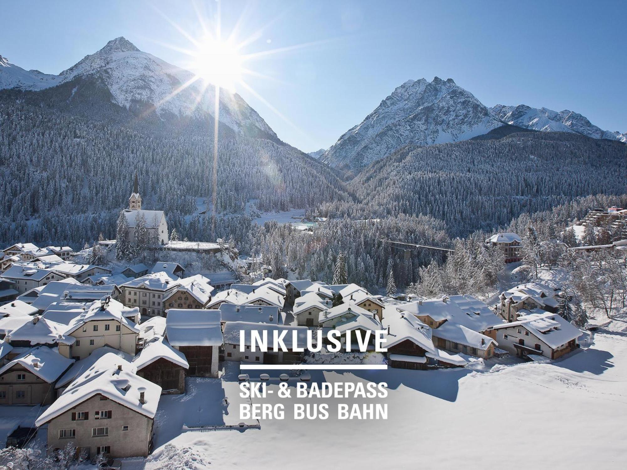 Badehotel Belvair Scuol Buitenkant foto